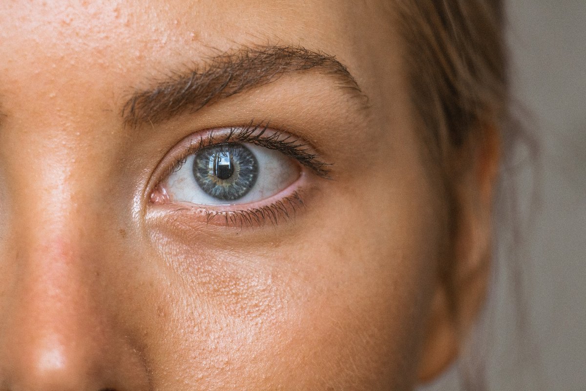 Natural eyebrow closeup permanent makeup result Texas