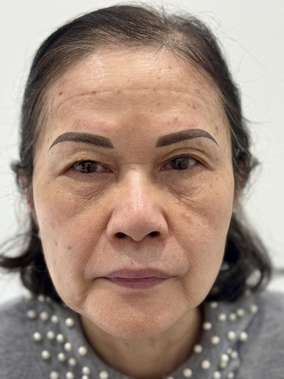 Healed microshading eyebrows result by Brows By Hannah Grand Prairie TX